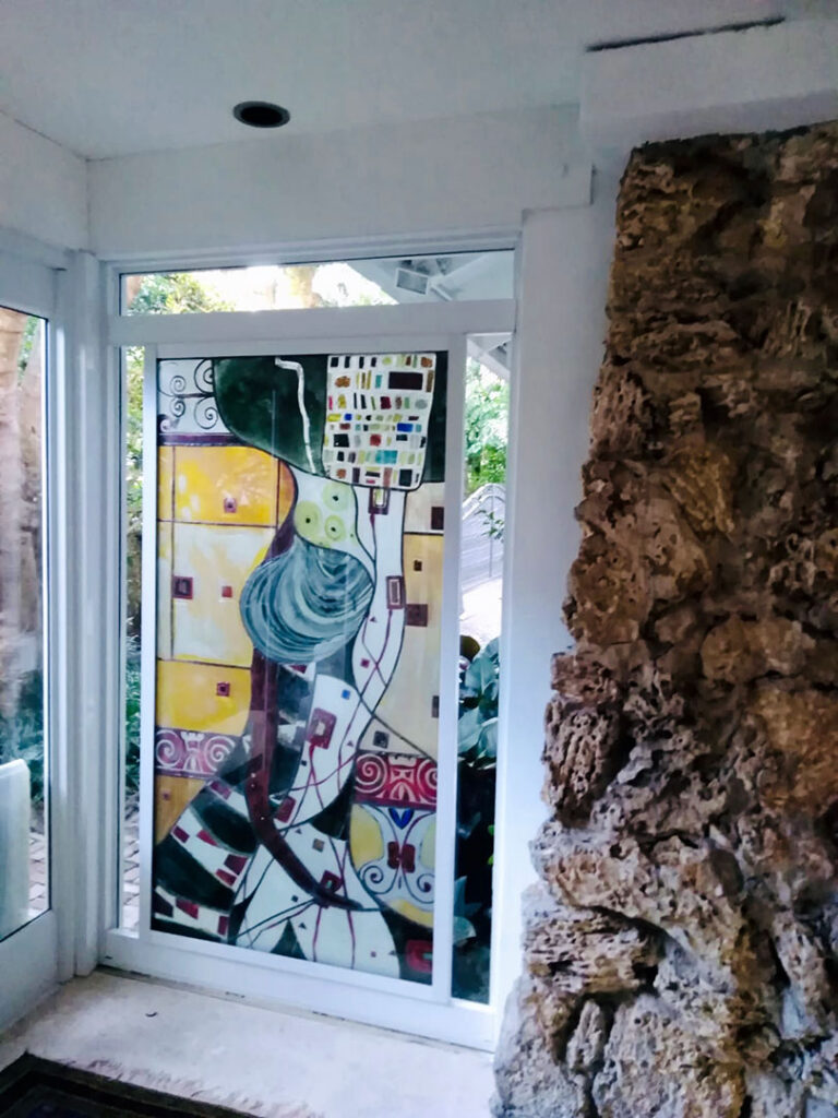 Vitral "medusa" residencia particular. Miami.