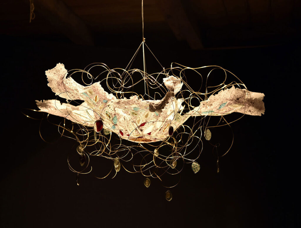 Lámpara escultura "Estrella" / Casa particular